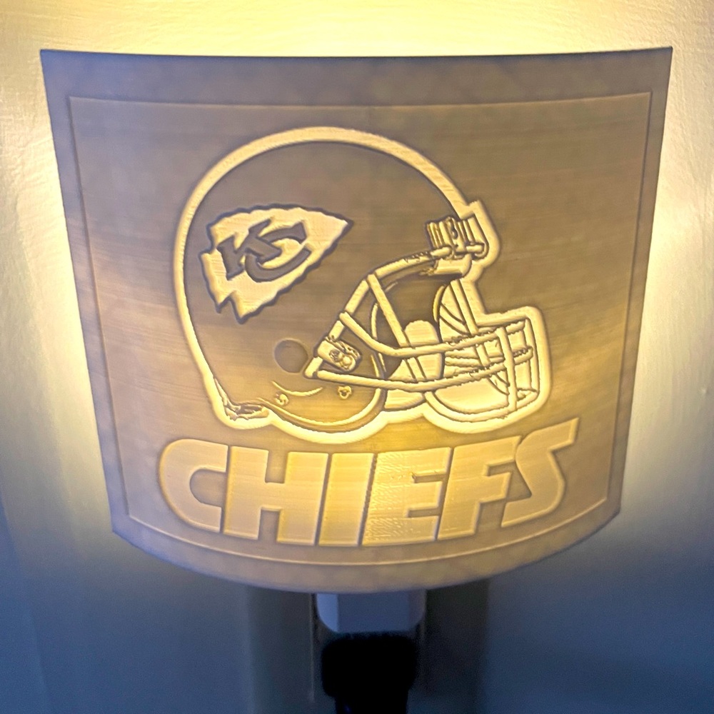 Kansas City Chiefs nightlight.